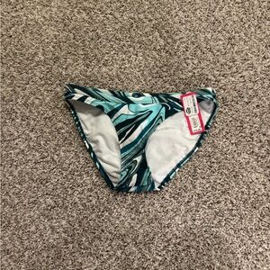 Blue/green bikini bottoms